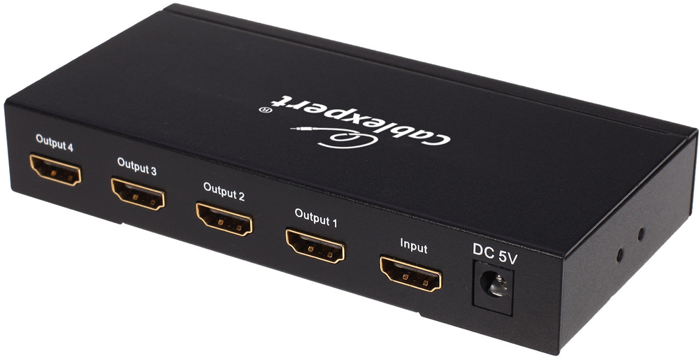 Разветвитель HDMI Cablexpert HD19F/4x19F