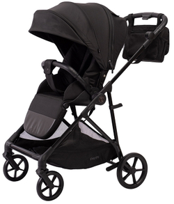 Прогулочная коляска Peppy Amici с автокреслом Verona Beige Black рама Black