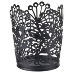 Подсвечник IKEA HOSTAGILLE (ХЕСТАГИЛЛЕ), Черный, 11 см