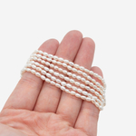 Жемчуг культивированный овальный, белый, 2,5*3,5-4мм