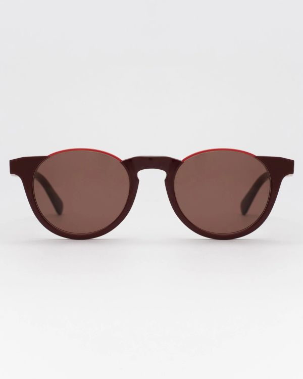 Очки солнцезащитные Oliver 6 Red / Dark brown - фото 4