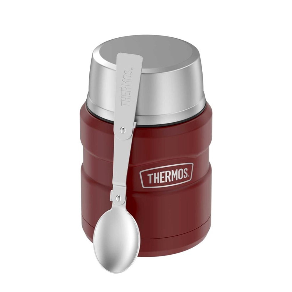 Термос для еды Thermos с ложкой SK3000 MRR (0,47 литра), красный