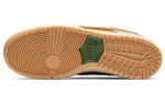 Nike Dunk SB "Safari" grouper low-top sneakers for men and women the same brown