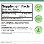 Double Wood Supplements - Serrapeptase - 120 x 120,000 SPU capsules