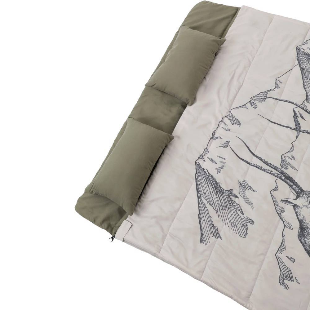 Спальный мешок Naturehike двухместный с подушкой NH21MSD06