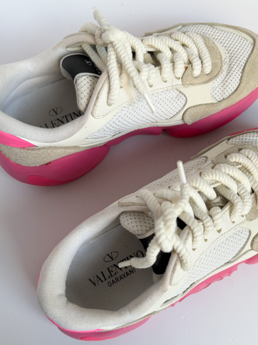 Комбинированные кроссовки Valentino Garavani, 38