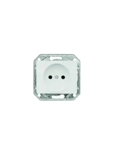 Розетка ProfiTec Corsa с защитными шторками белая