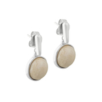 Серьги Possebon Pearl Amazonite Beige A1995.12 BR/S