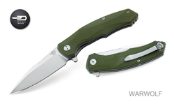 Нож складной Bestech knives BG04B WARWOLF Green G10
