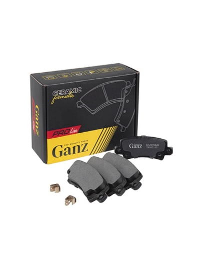 Колодки задние PRO-Line Ceramic TOYOTA Cor 1.4-1.8 00- GANZ GIJ07064C