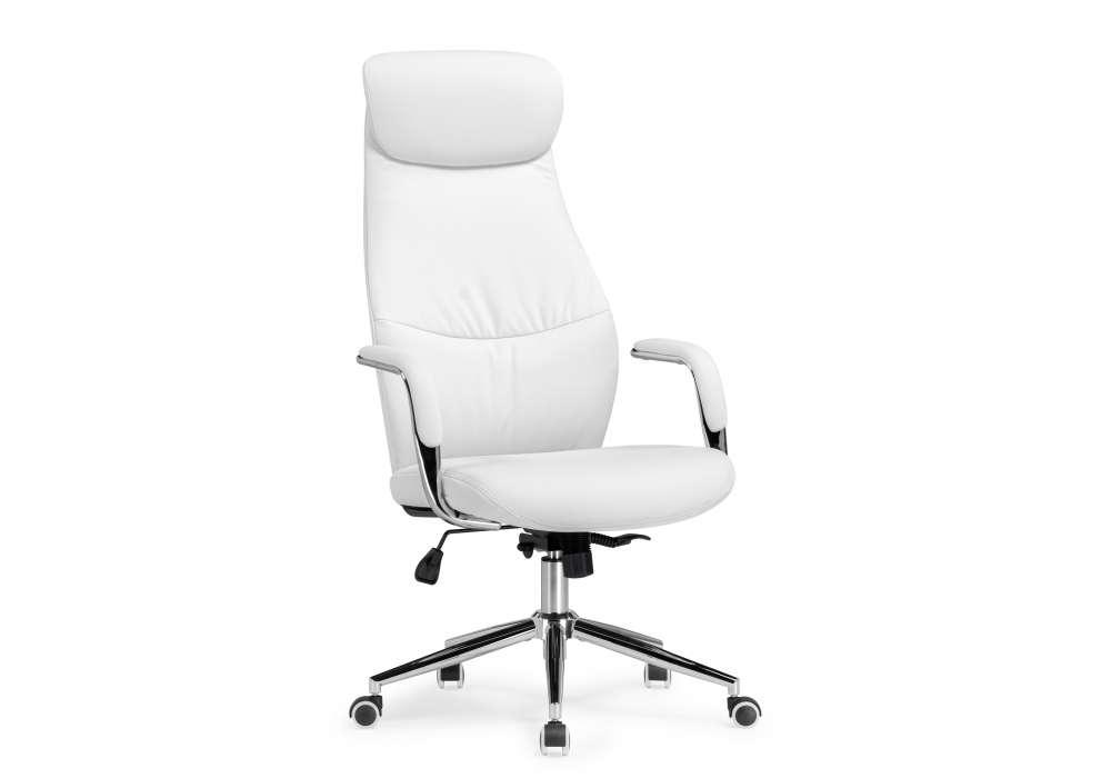 Офисное кресло Woodville Modus white, ножки хром