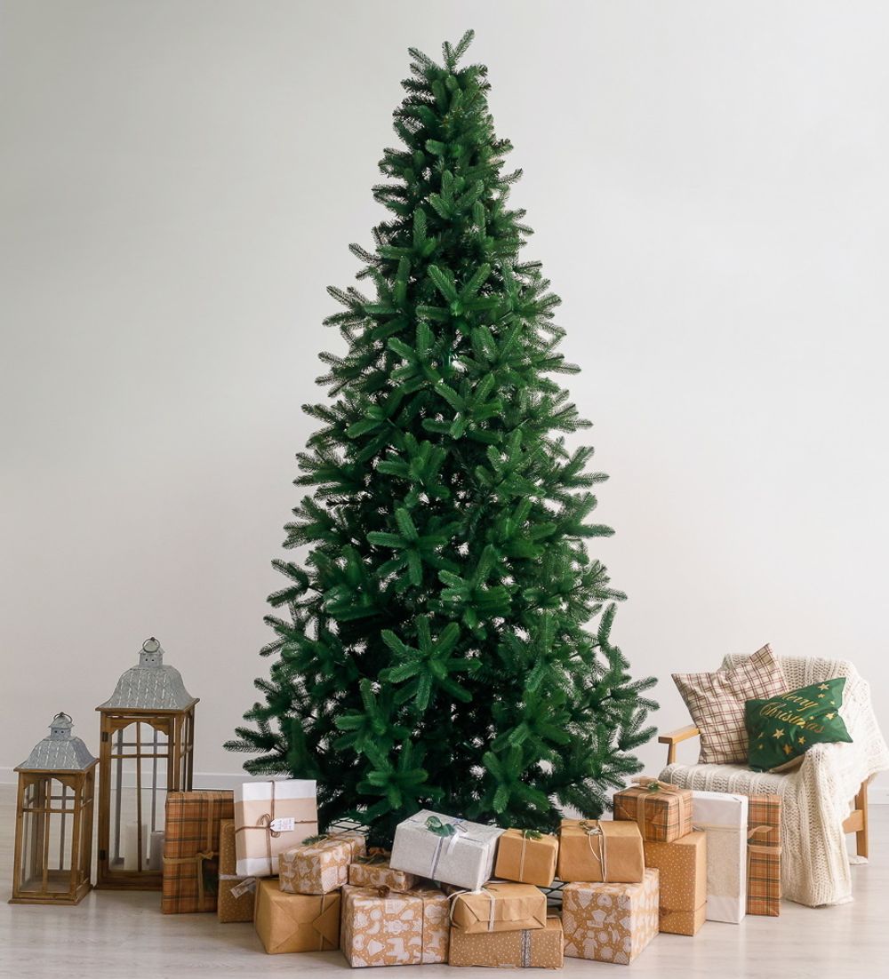 Большая елка «Европейская» (Литая+пвх) 3,5 м