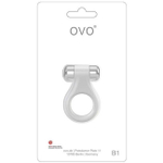 Эрекционное виброкольцо OVO B1 Vibrating Ring (Цвет: белый)