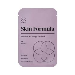 Skin Formula Vitamin C+E Energy Eye Patch Патчи против темных кругов, морщин и дряблости кожи, 2 шт