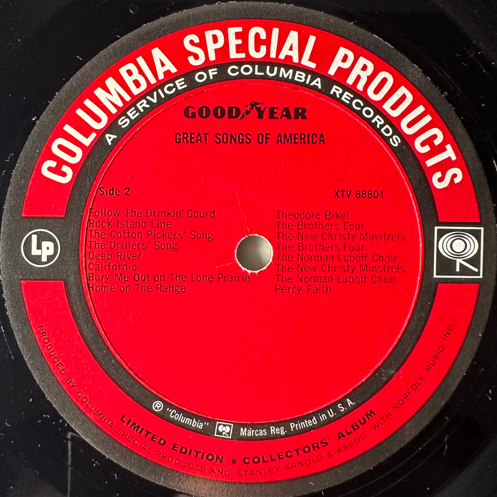 Great Songs Of America (США 1967г.)