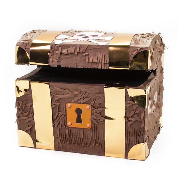 Пиньята Пиратский сундук, Коричневый, 30*26*23 см, 1 шт. в упак.