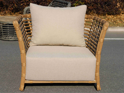 "Валенсия" лаунж-зона из искусственного ротанга, цвет соломенный