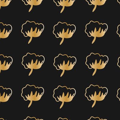 Бесшовный принт c зимней ботаникой