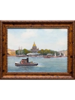 Картина маслом «Нева» Воробьев