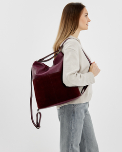 Сумка-рюкзак 578 15 бордовый