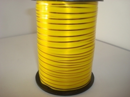 Лента с зол./пол.(0,5 см.*250ярд.) Желтый