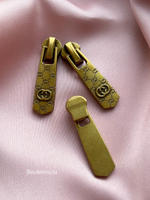 Собачка / бегунок для молнии Гучч. золотистая бронза Т5
