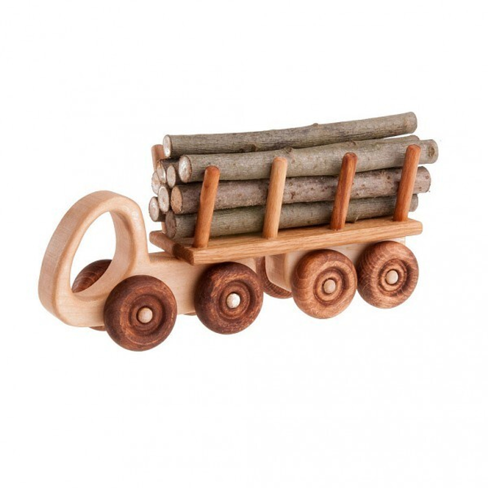 Деревянная машинка Лесовоз Леснушки