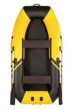 YACHTMAN-260 М (Яхтман) желтый-черный (лодка ПВХ с усилением)