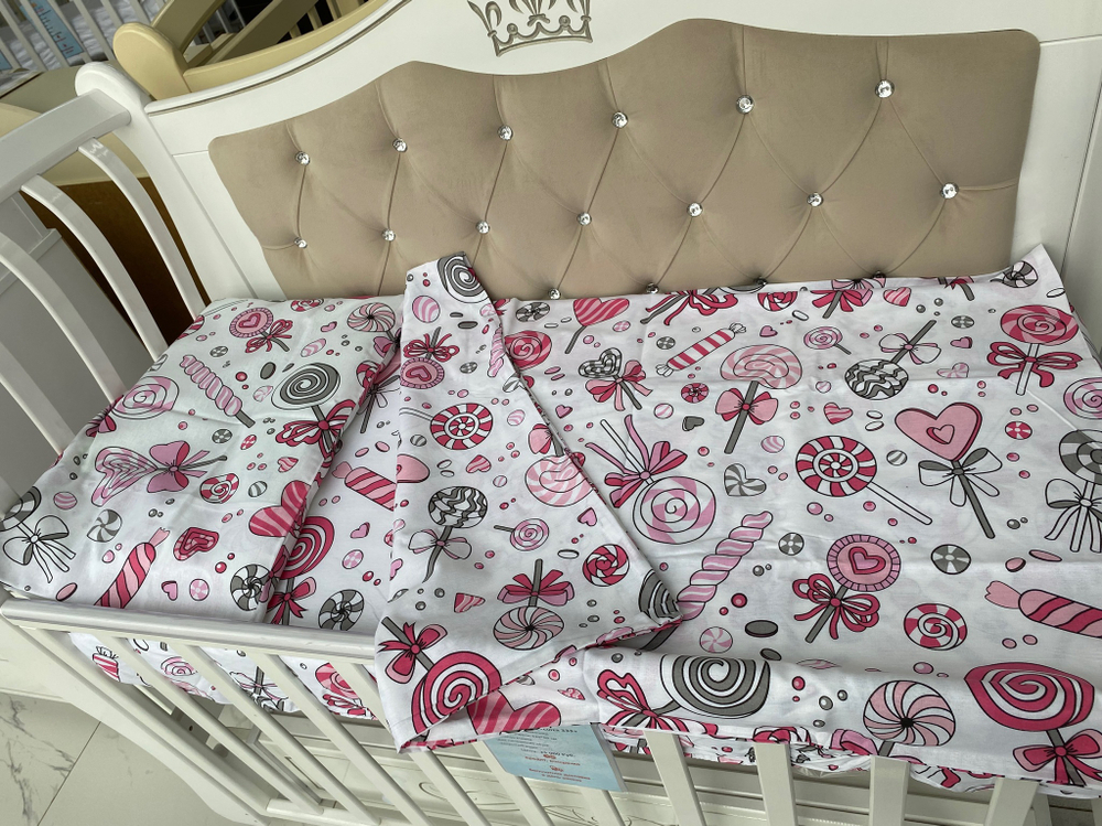 Комплект в кроватку 3 предмета бязь, Веллкид (ООО "Самарская индустрия")