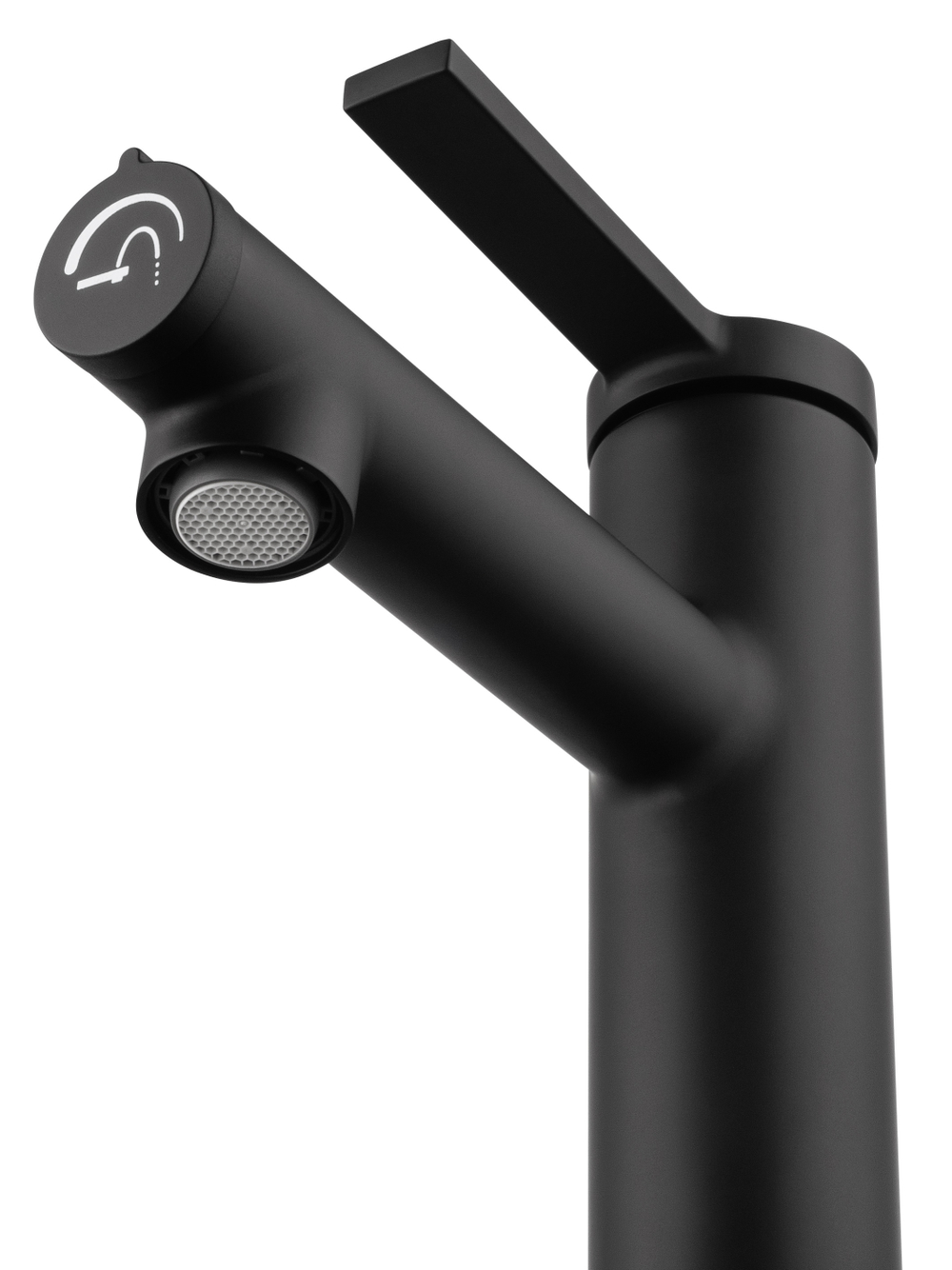 Смеситель для раковины с функцией полоскания WONZON & WOGHAND, Черный матовый (WW-H1017-MB)