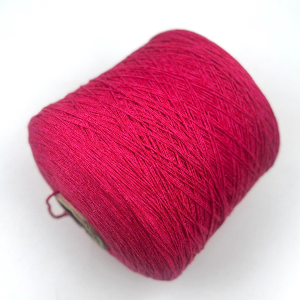 Шелк буретный 55% хлопок 35% па 10%, 370 м в 100 гр фуксия