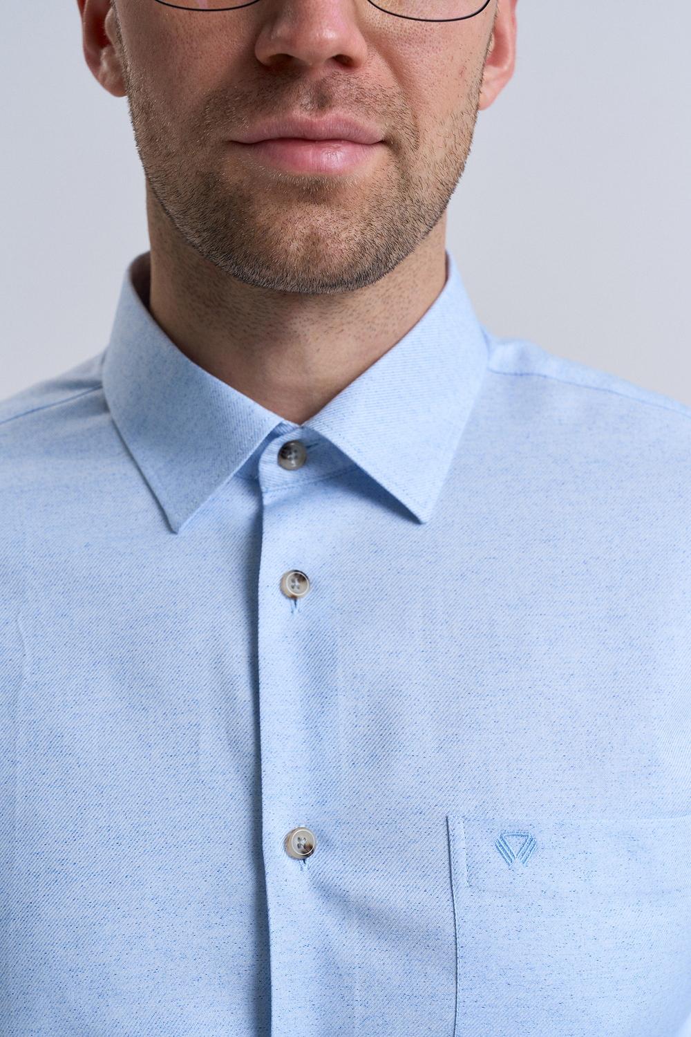 Сорочка мужская VESTER длинный рукав, в клетку, хлопок/лиоцелл 55641 07