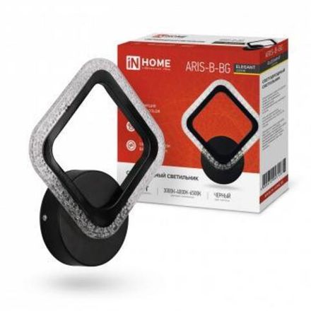 Светильник светодиодный ELEGANT ARIS-B-BG 15Вт 3000-6500К 1050лм 230В STEP COLOR черн. IN HOME 4690612043128