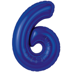 Цифры 102 см "Темно-синие металлик" слим (slim)