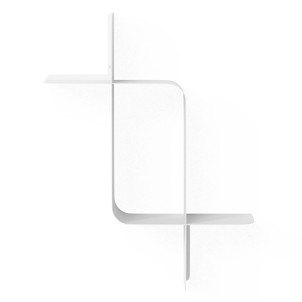 Набор металлических настенных полок Montage, 2 шт., белый