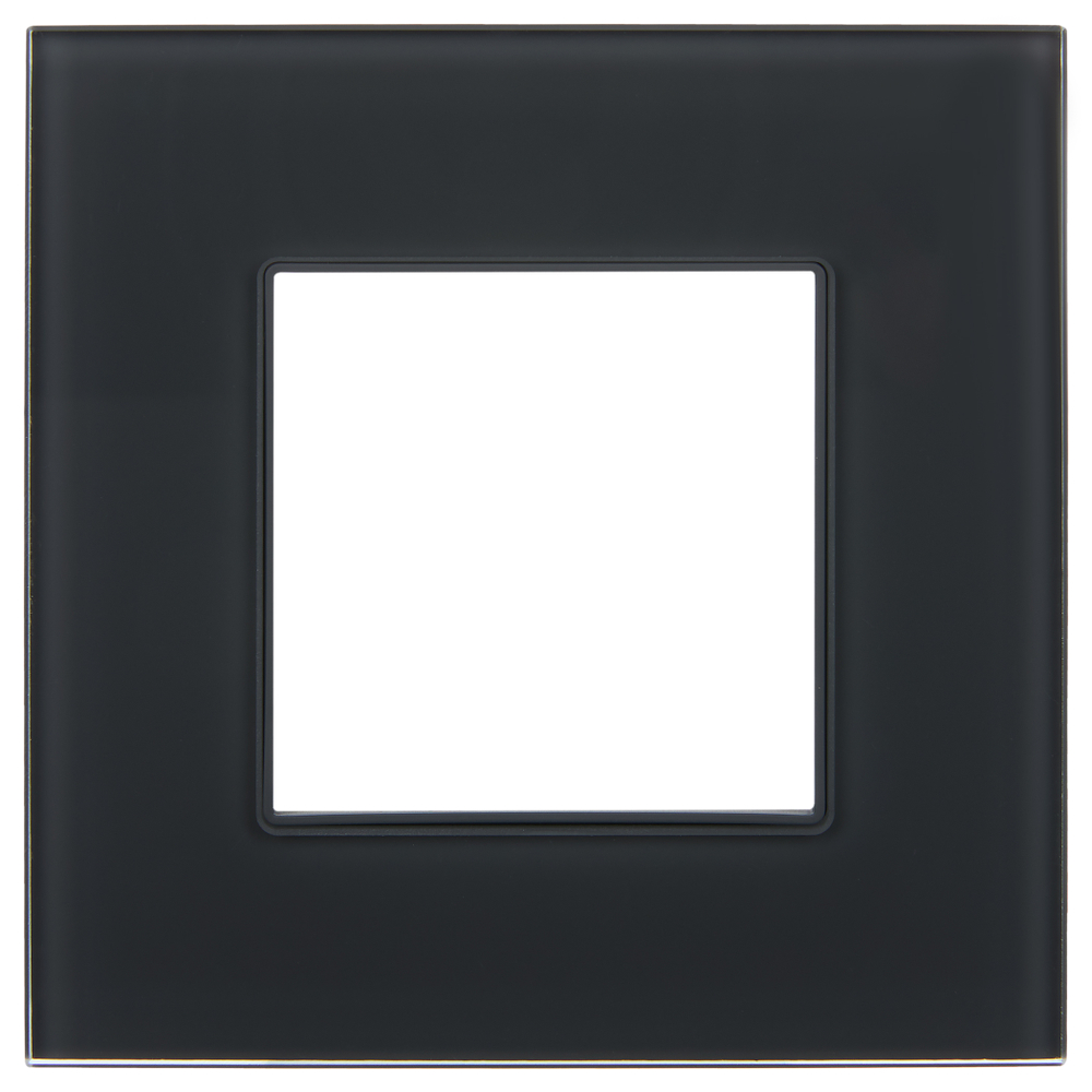 SKANDY Рамка 1-местная SK-F21G стекло графит IEK