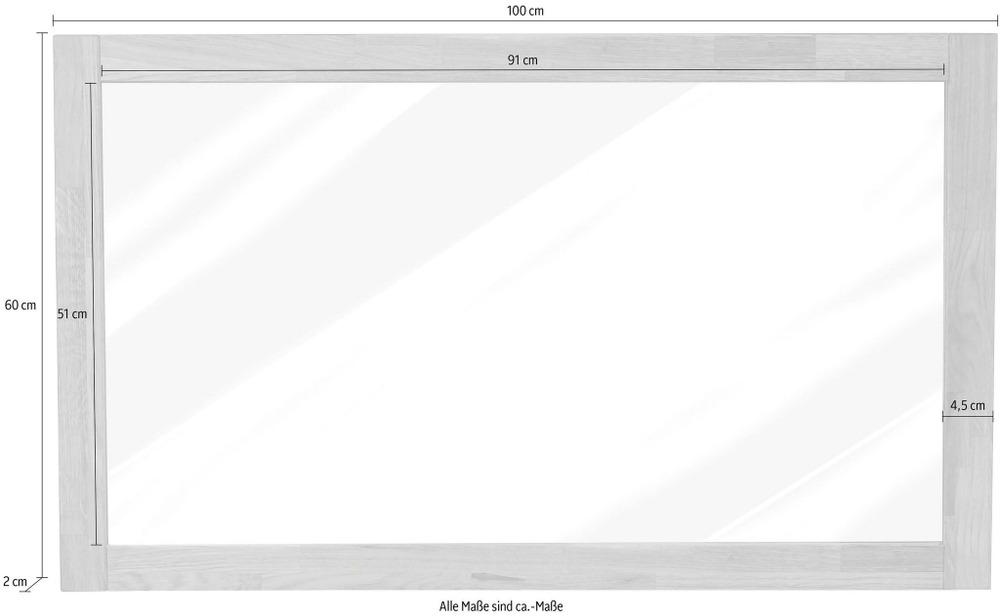 Зеркало Фалерия дубовое