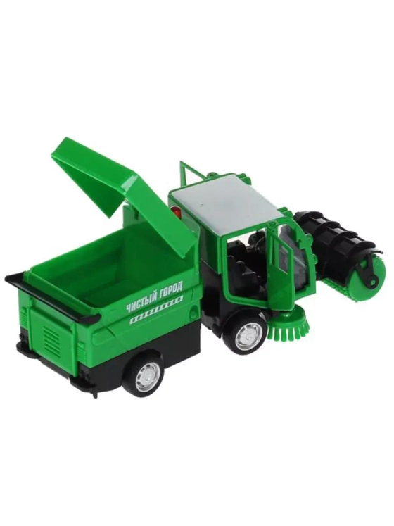 Игрушечный транспорт Уборочная машина звук свет 15,5 см