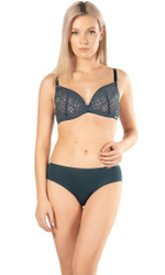 Трусики-слипы со средней линией талии Daniela (Размер: S) (Цвет: грязно-синий)