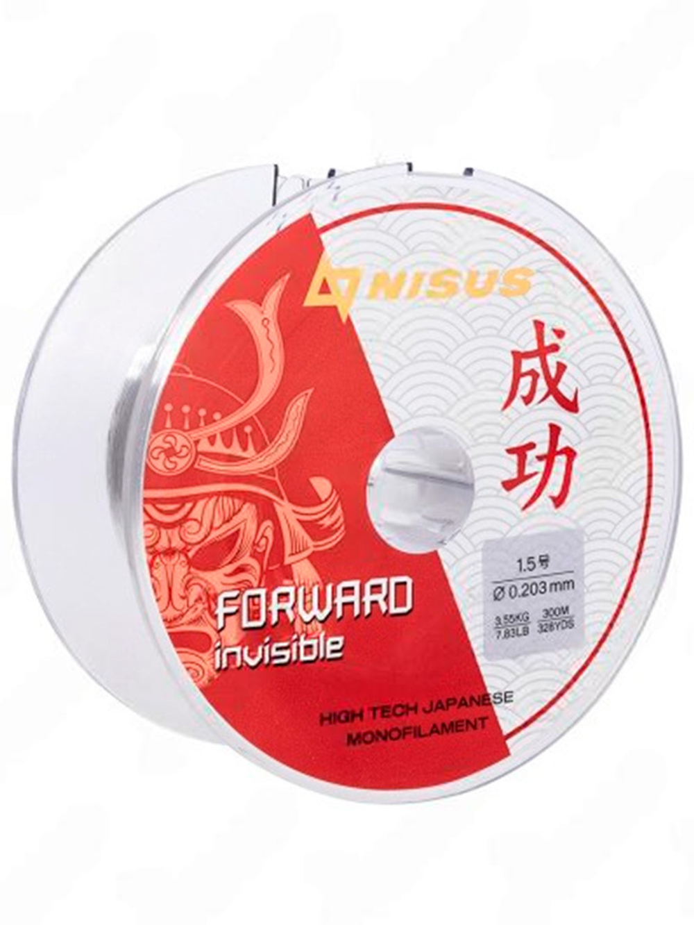 Леска для рыбалки Nisus FORWARD Invisible Nylon Transparent 0,286mm/300m (N-FI-0286-300)