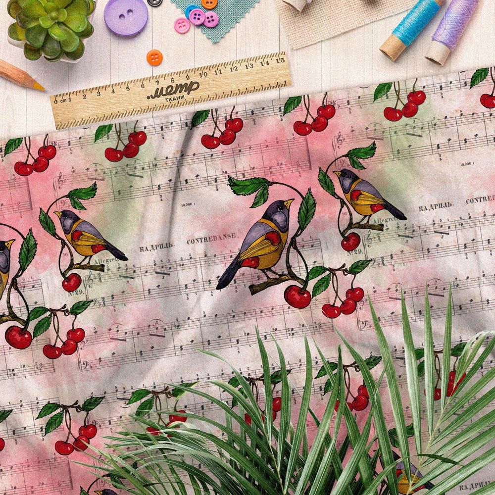 Ткань мембрана птички и кадриль