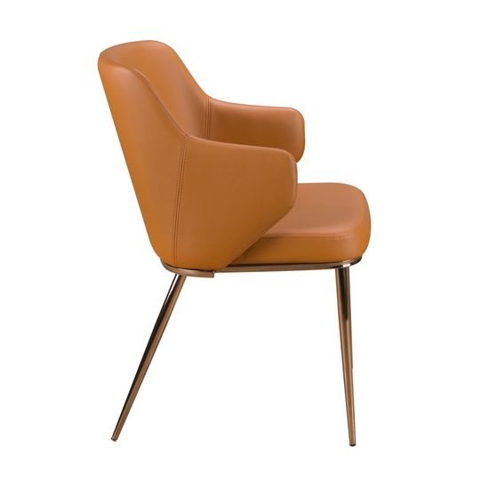 Стул 4162 из коричневой экокожи Испания 