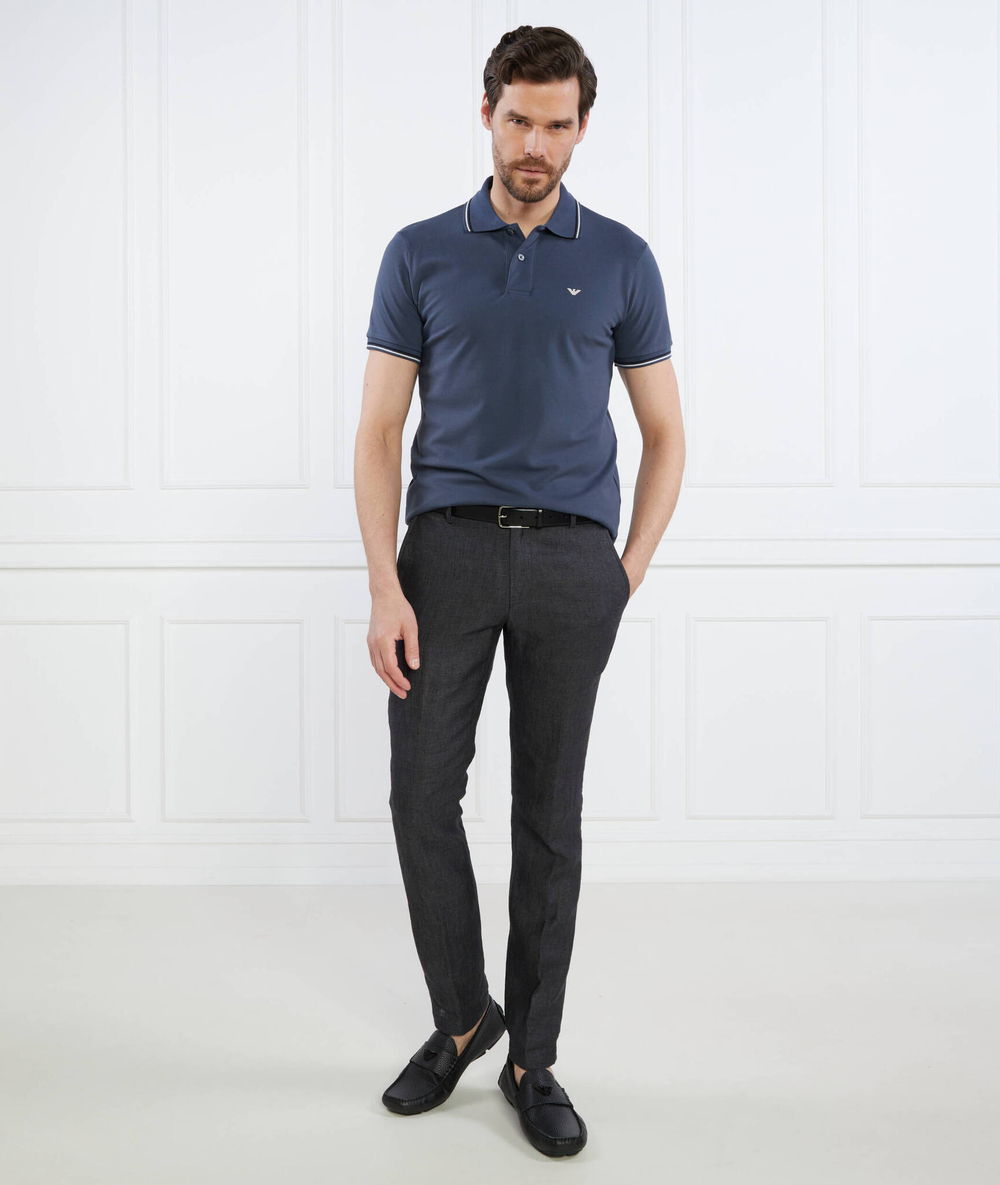 поло Emporio Armani - темно-синий(8N1FB4 1JPTZ)