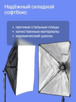 Осветитель Raylab D-Light светодиодный с софтбоксом 50*70см