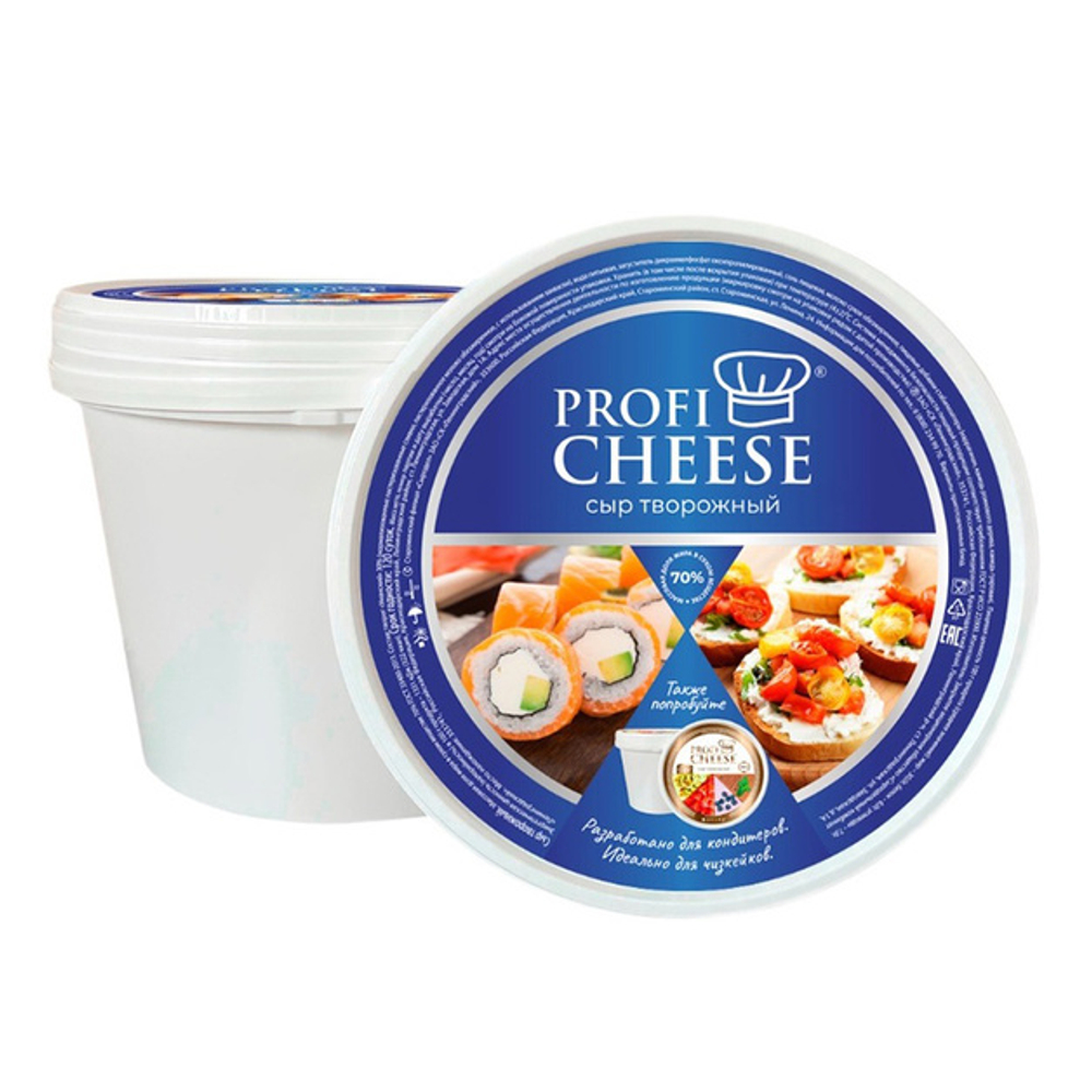 Сыр Творожный Profi Cheese 70% 2,2кг Ведро