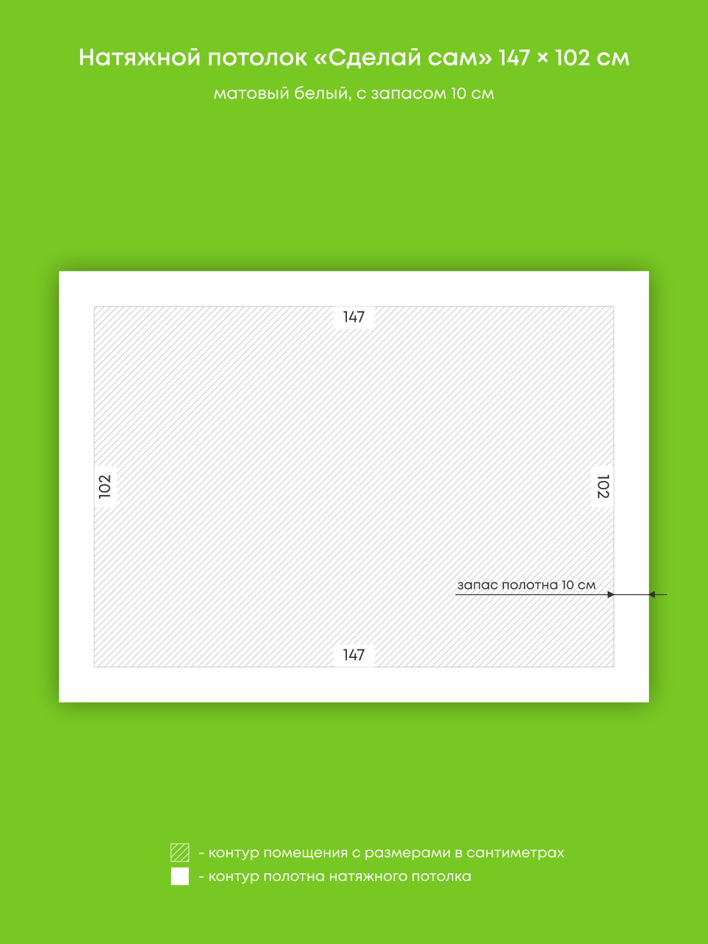Натяжные потолки 3.1 м2, 1.5 м2