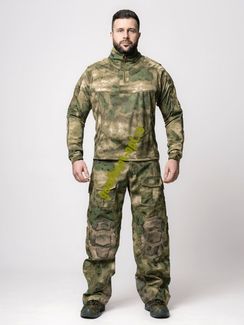 Костюм тактический с защитой маскировочный Черепаха Мох