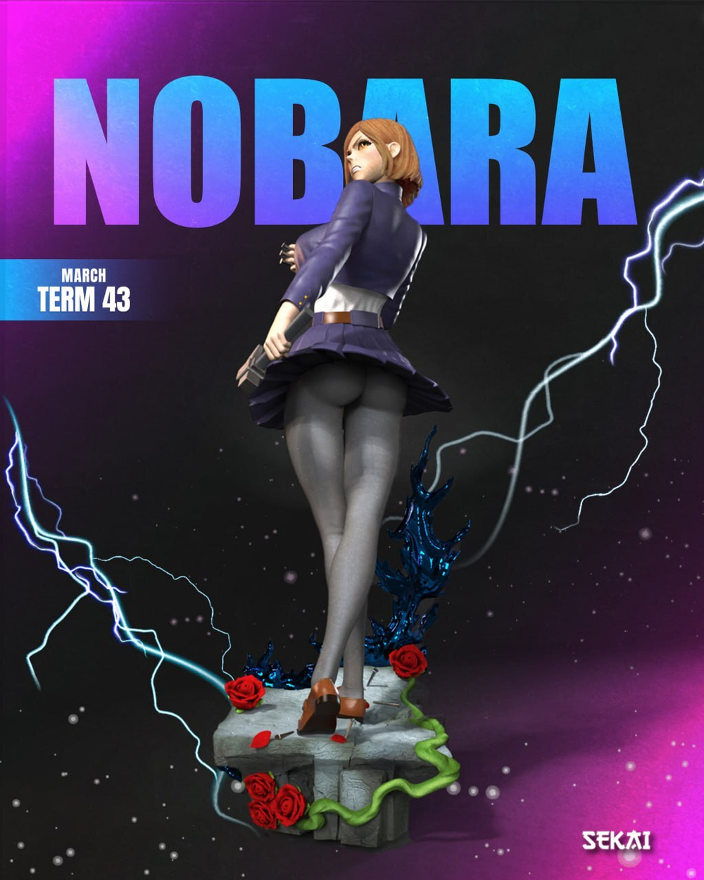 Нобара Кугисаки Магическая битва Фигурка Satoru Gojou The Magic Battle Sorcery Fight