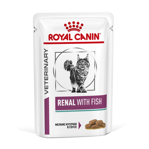 Пауч для кошек, Royal Canin Renal Feline With Tuna, при хронической почечной недостаточности, c рыбой