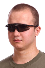 Стрелковые очки для боевых действий Guarder C2 чёрные